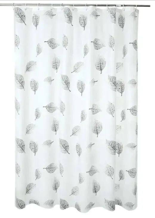 Cortina ducha hojas 180x180cm