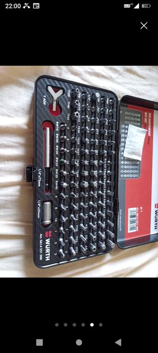 Chiavi combinate 28pz + 90 bit inserti wurth