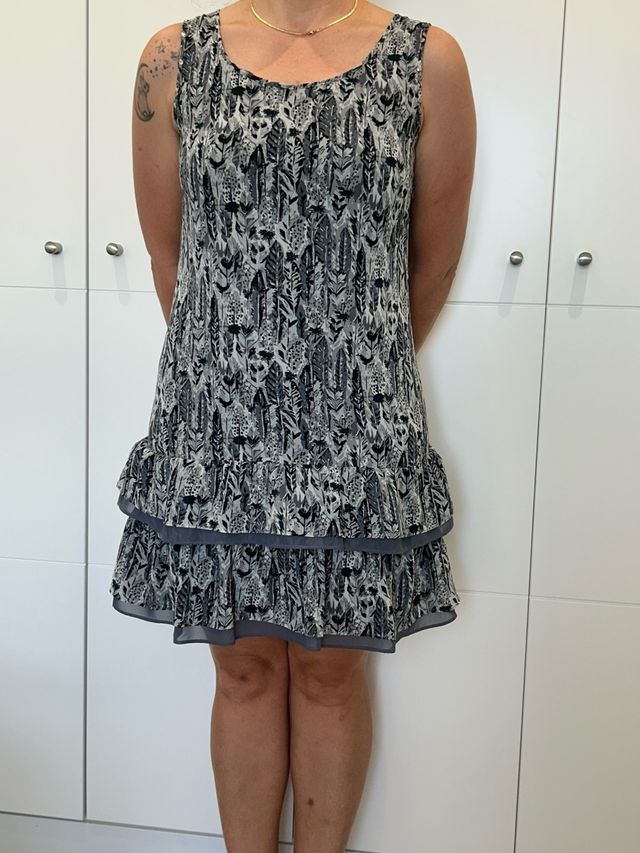 Vestido estampado talla L
