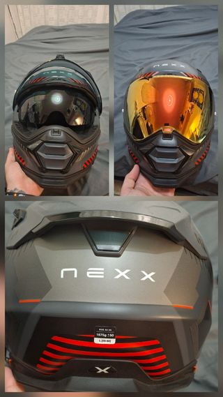 Casco Nexx X.WST3 - FLUENCE - Negro/Rojo