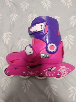 Patines en línea niña rosa | 34-36 