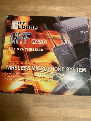 T.bone DS16R UHF Receptor y transmisor E-GUITARRA