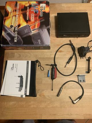 T.bone DS16R UHF Receptor y transmisor E-GUITARRA