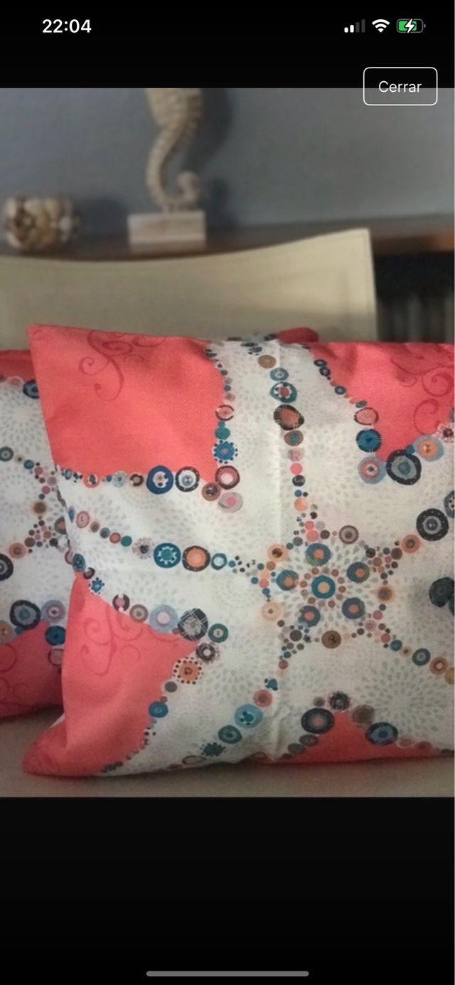 Fundas cojines estrella mar