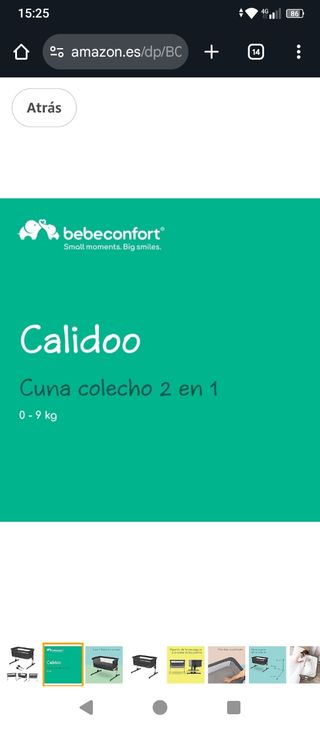 Cuna bebeconfort Calidoo - Tinted Graphite