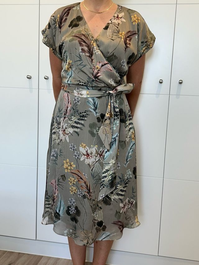Vestido midi estampado L