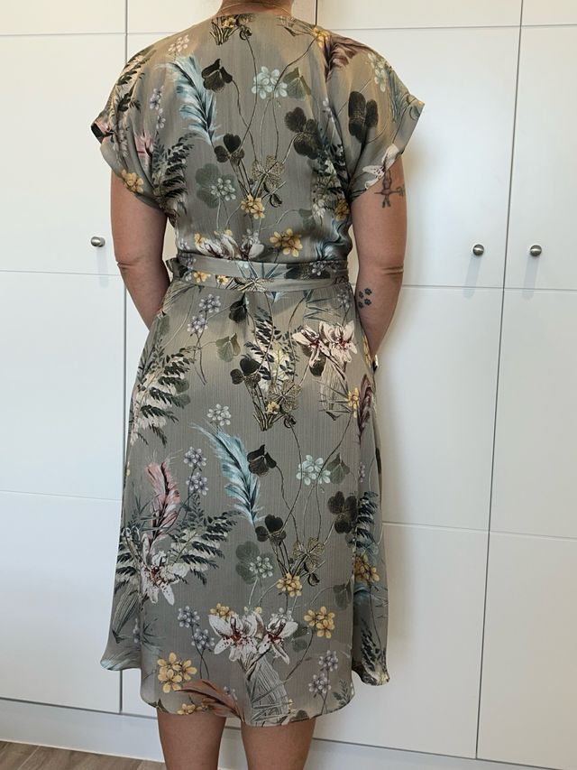 Vestido midi estampado L