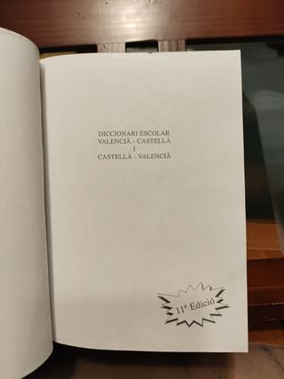 Diccionari Valenciano escolar ..