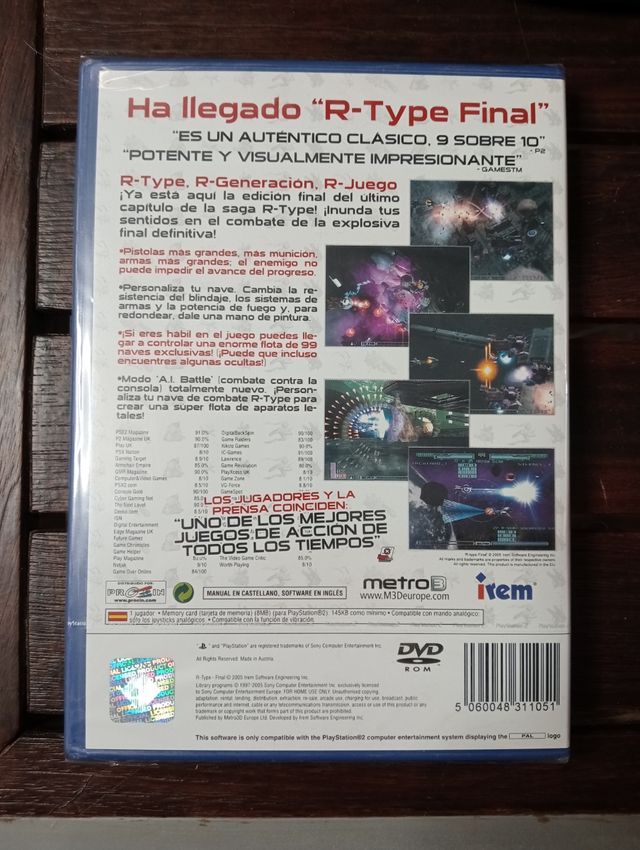 R-Type Final PAL PS2 Playstation 2 Precintado
