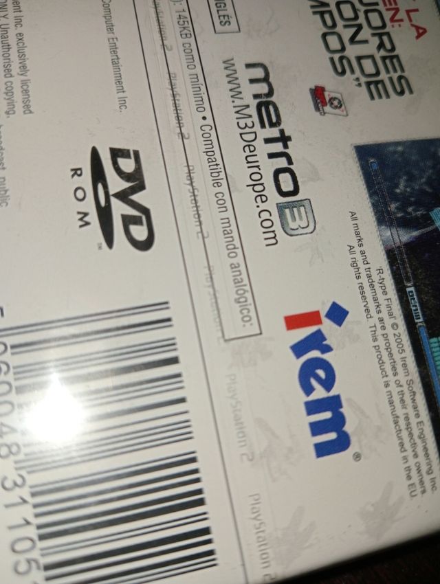 R-Type Final PAL PS2 Playstation 2 Precintado