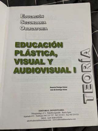 Educación Plástica, Visual y Audiovisual I - Te...