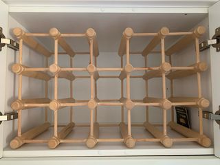 Botellero de madera - 12 botellas