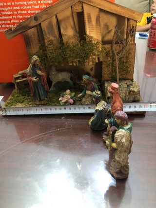 Belen nacimiento navideño figuras pesebre