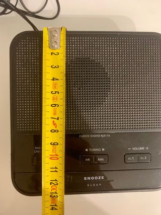 Radiodespertador Philips - Negro