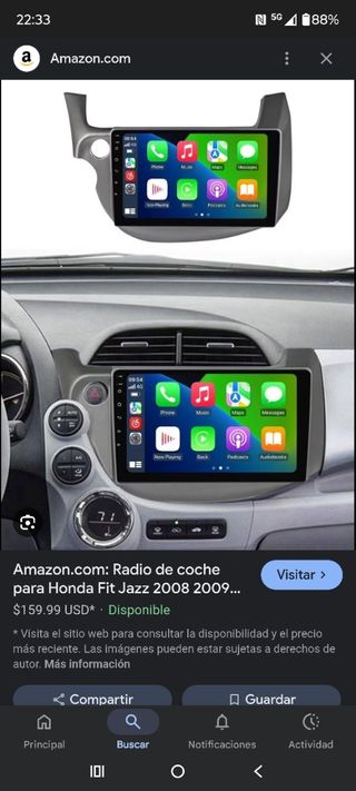 Radio coche Honda Jazz 2008-2009