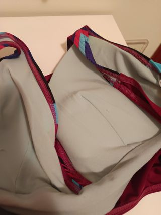 Costume intero donna - granata e multicolor