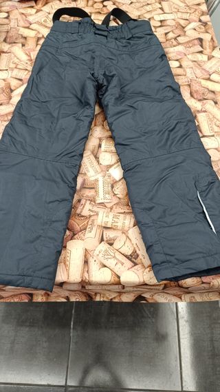 Pantalones esquí niño, gris oscuro ( color bonito)