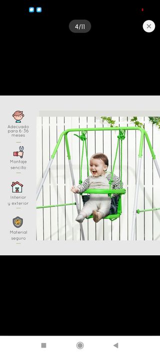 Columpio bebé 6-36 meses