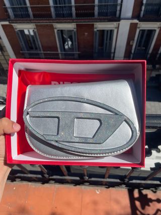 Bolso Diesel Plata Brillante