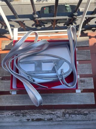 Bolso Diesel Plata Brillante