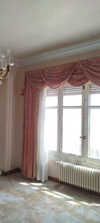 Conjunto cortinas tipo Swag 