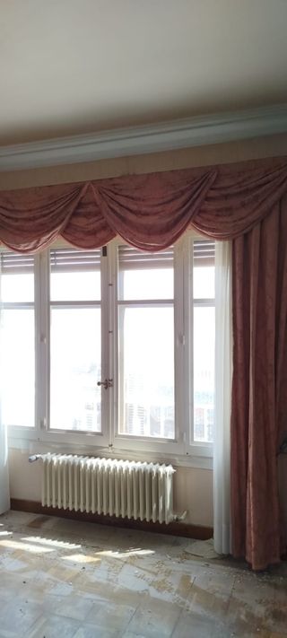 Conjunto cortinas tipo Swag 