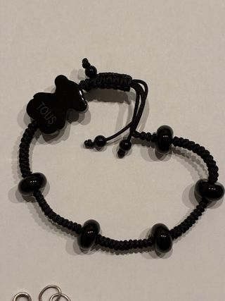 Pulseras Tous - Negras y Plata