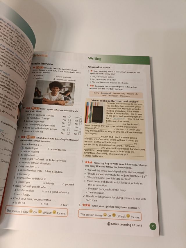 On Track 4 Workbook + Active Learning Kit (Cast...