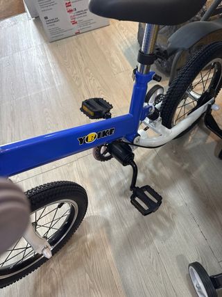 Bicicleta infantil YoBike 14” azul