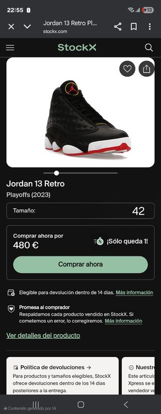 Jordan 13 Retro Playoffs 25/10/2010