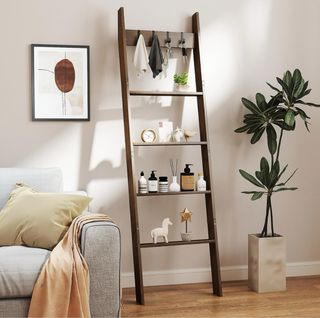 NUEVA Estantería Escalera de Bambú - Baño