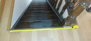 Escalera madera - Barandilla