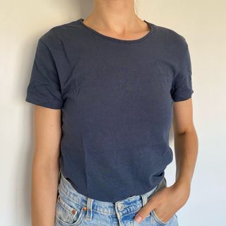 Camiseta Zara azul - algodón