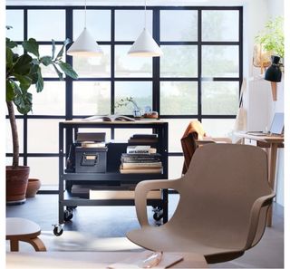 Carro de cocina con ruedas - Estantería de madera