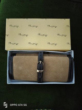 JOYERO PIERRE DIONE MARRÓN  BEIGE NUEVO ETIQUETA 