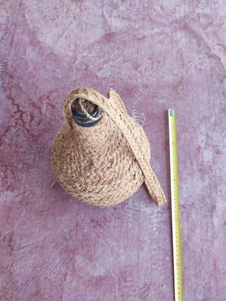 Garrafa capacha espuerta esparto antigua