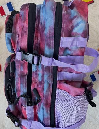 Mochila táctica lila de 50L