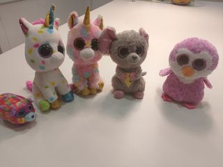 5 Peluches Ty Beanie Boos