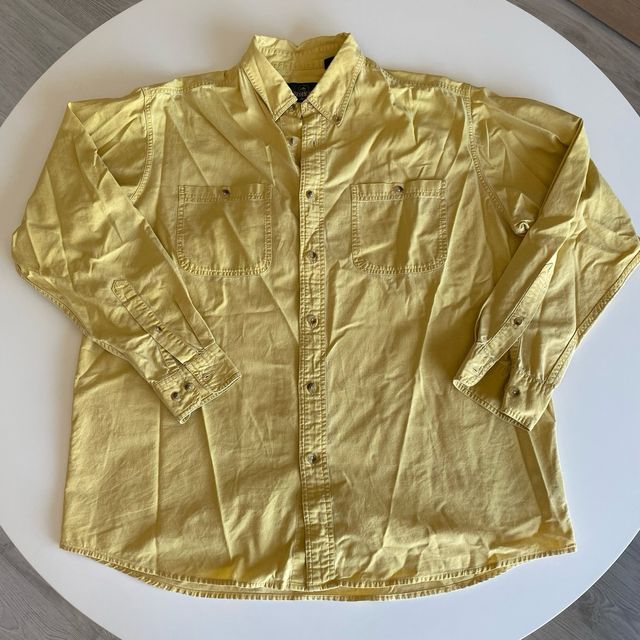 Camisa amarilla vintage algodón