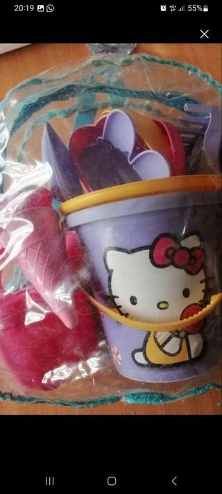 Juguetes playa Hello Kitty