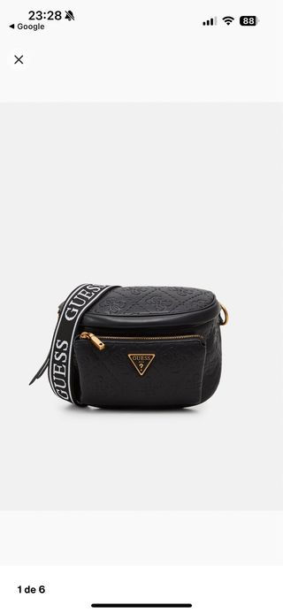 Bandolera Guess negra