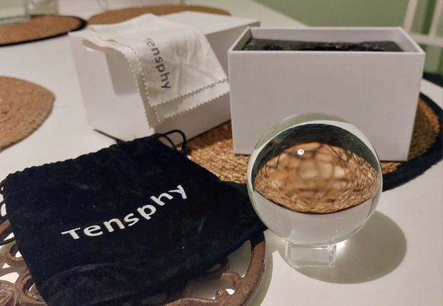 Sfera di cristallo 80mm per fotografia 