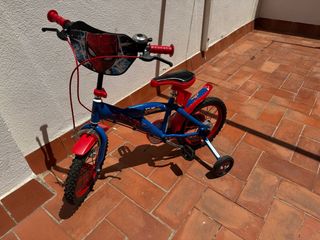 Bicicleta Spiderman 14" Niño
