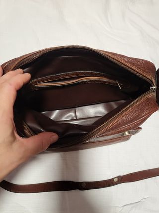 Bolso marrón Casa Volta piel