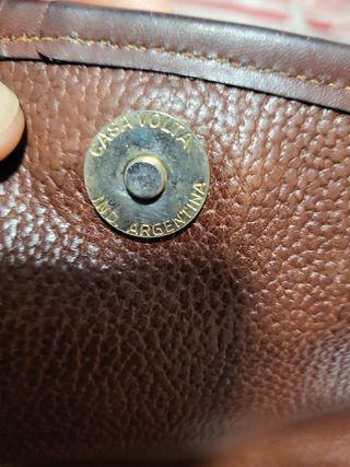 Bolso marrón Casa Volta piel