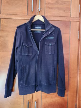 Cazadora Angelo Litrico negra, talla S