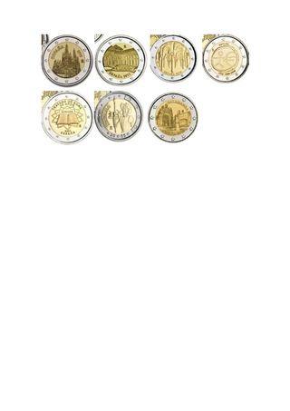 Lote completo monedas 2€ CC España 2005-2025 27ud