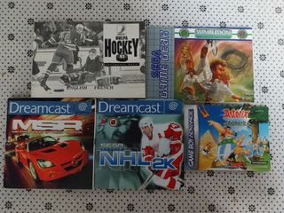Manuales Sega & Game Boy Advance