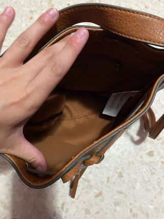 Bolso marrón bandolera