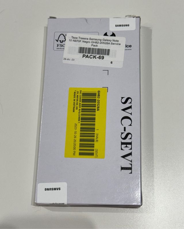 Cover posteriore Samsung Note 10